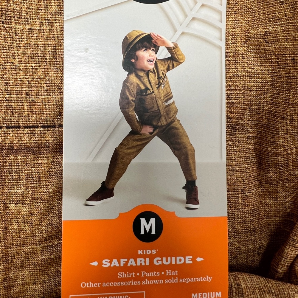 Hyde & EEK Kids Safari‎ Guide Costume Tan Brown Medium 8-10